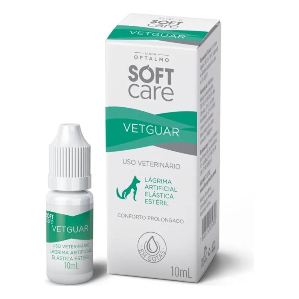 Colírio Hidratante Lagrimas Artificiais Soft Care Cães e Gatos 10ml