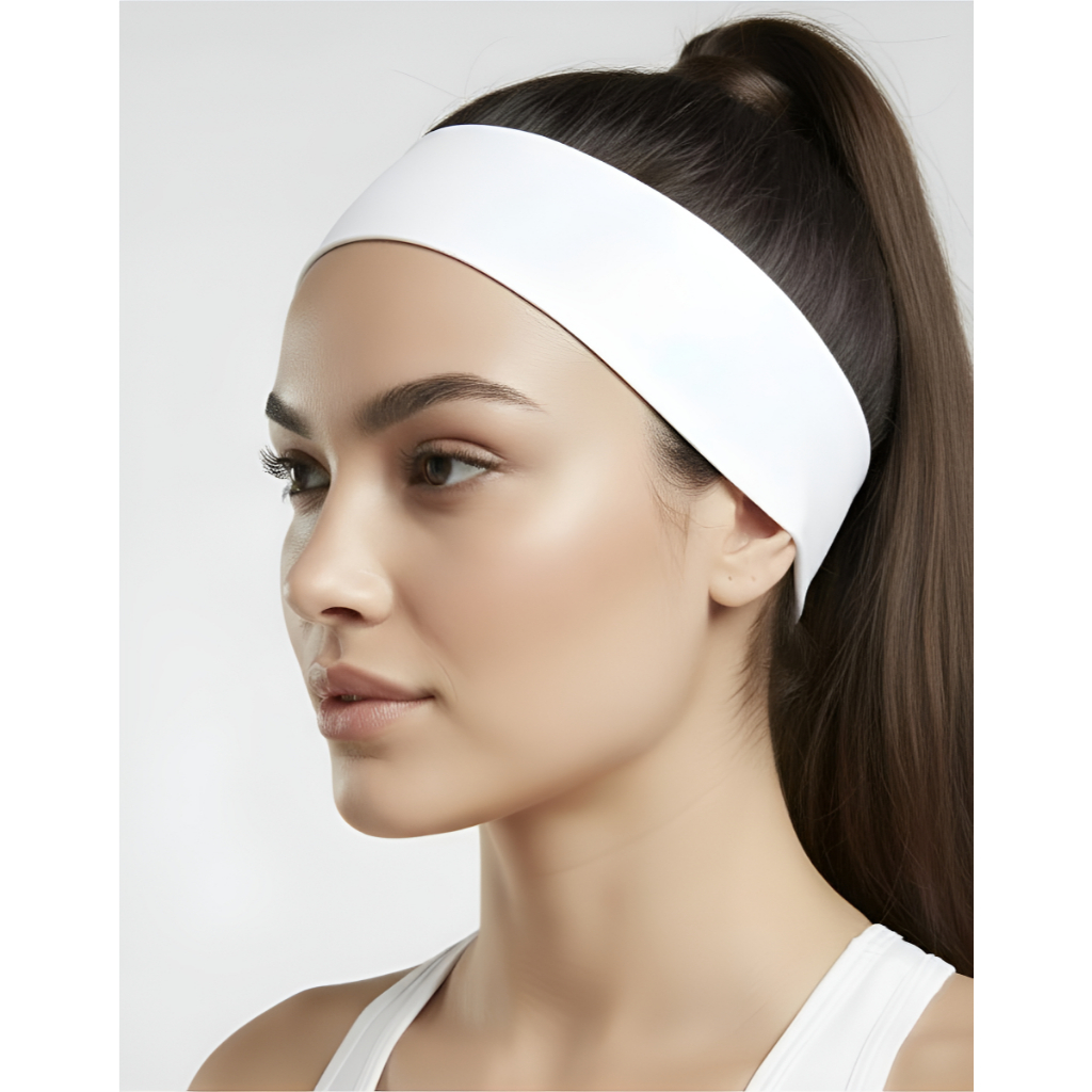 Tiara Faixa de Cabelo Esportiva Leve e Elástica para Yoga e Corrida Slim Fit
