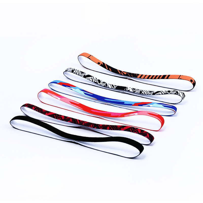 Nova Faixa de Cabelo Esportiva Unissex para Ioga e Fitness, Elástica Antiderrapante Respirável 15mm