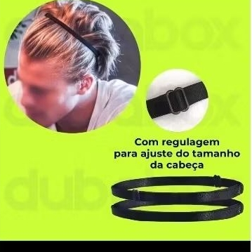 Kit 3 Tiaras Elásticas unissex Reguláveis|Tiara Fitness Esportiva Academia