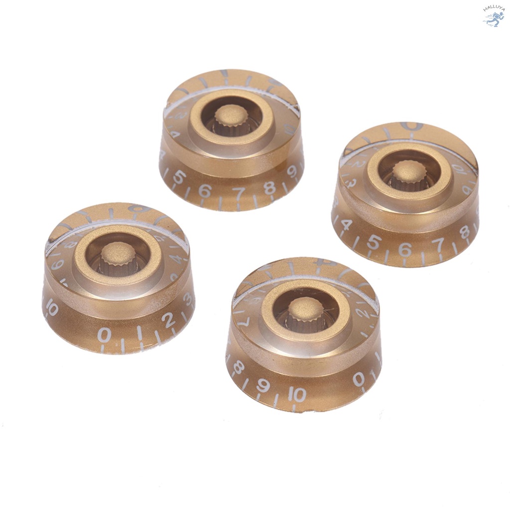 HOT 4pcs Botões De Controle De Volume De Tom De Velocidade Para Gibson Les Paul Guitar Replacement Peças De Guitarra Elétrica Golden Recém-Chegado 6