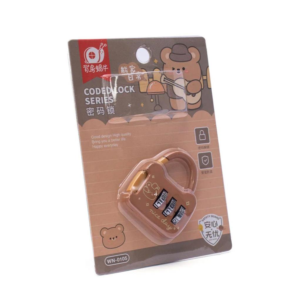 Mini Cadeado Senha Numérica / Coded Lock Series 2