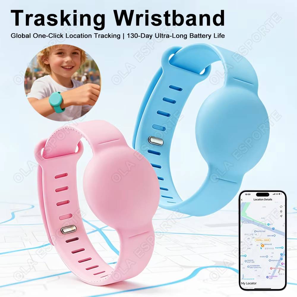 Nova Pulseira Infantil Rastreador Global à Prova d’Água, Compatível com Sistemas Android e iOS, Rastreador GPS