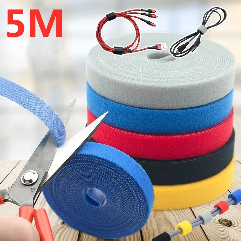 1/3/5M Cable Organizer USB Charger Cable Management Protector For iPhone Mouse Wire Earphone Cable Winder Holder Cord Organizer