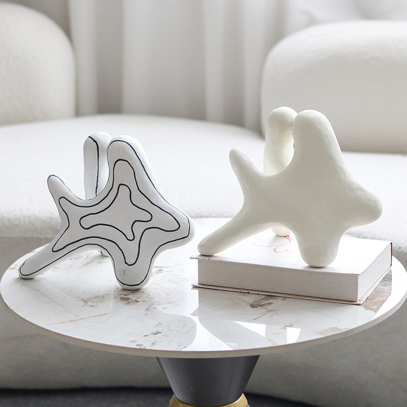 87OK High-end abstract art, uniquely shaped decorative pieces, creative home decor, suitable for model homes, sales offi