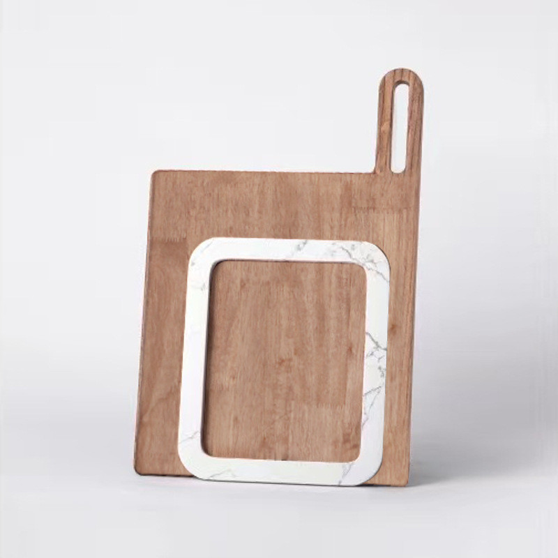 FESB Modern minimalist wooden cutting board, decorative piece for display, suitable for model rooms, homes, kitchens, di