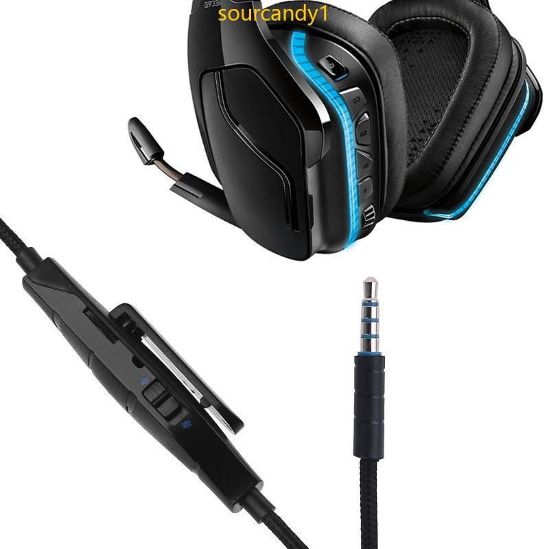 Fone Ouvido 3 5 Mm Controle Linha Para Acessórios Jogos G633 G933