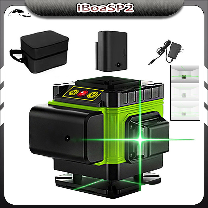 Linhas Profissionais Verdes Laser Nível 8 De Alta Precisão Auto-Nivelamento Automático