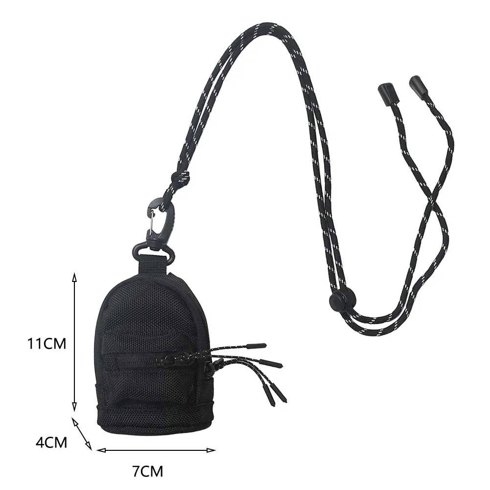 New Mini Pendant Bag Key Headset Card Storage Bag Men Travel Backpack Small Chest Bag Travel Handbag Wallet For Women