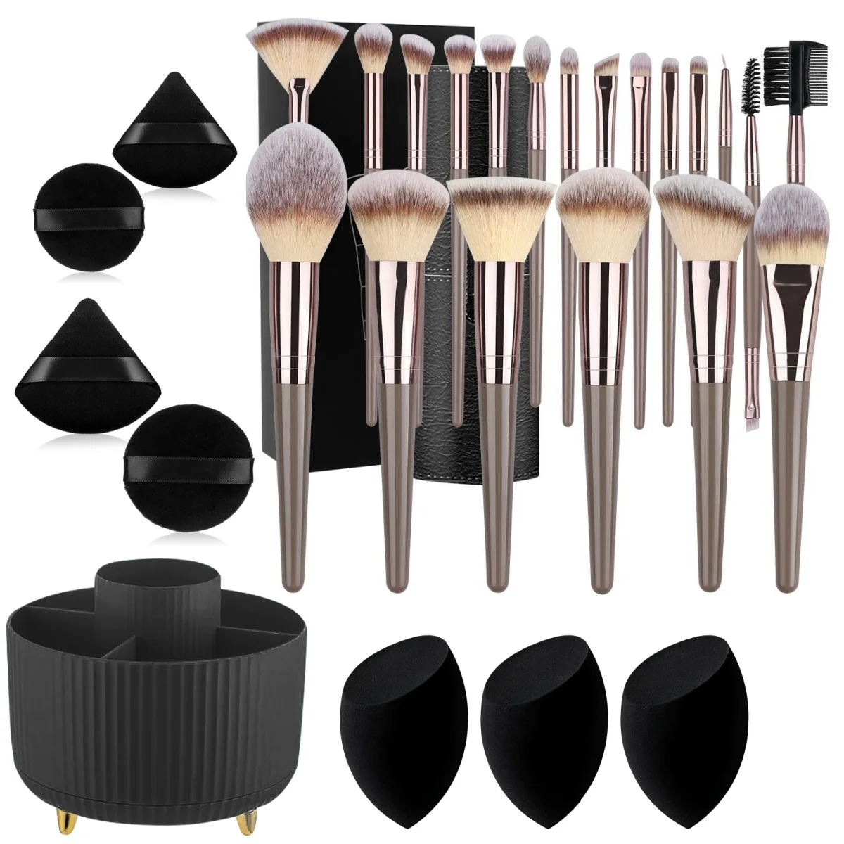 Professional 1-20PCS Makeup Brush Set Premium Synthetic Eyeshadow Foundation Concealer Blending Blush Beauty Tool Christmas gift