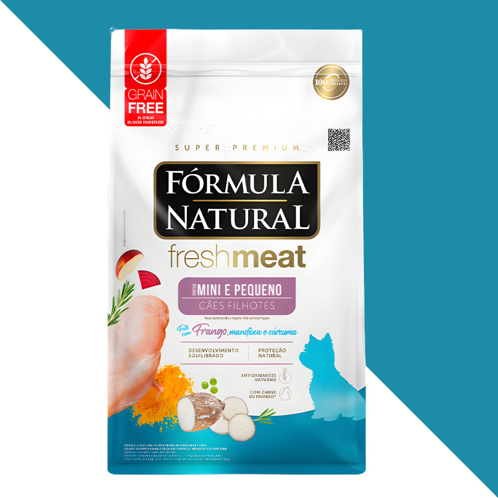 Ração Fórmula Natural Fresh Meat Filhotes Porte Pequeno 10kg Grain Free