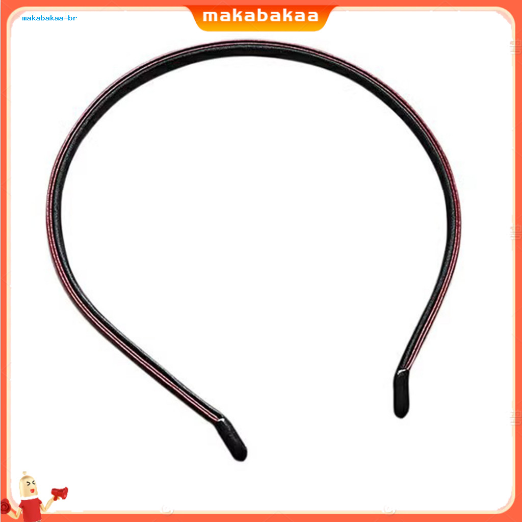 Anti-slip Thin Plastic Hair Hoop for Women – Curved Design Comfortable No Pressure Headband Stable Fit Makeup Accessor