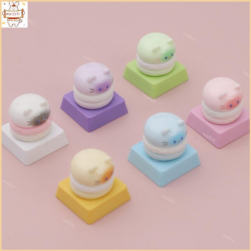 WALLE Round 3D Kitten Keycap Para Personalização De Teclado Mecânico