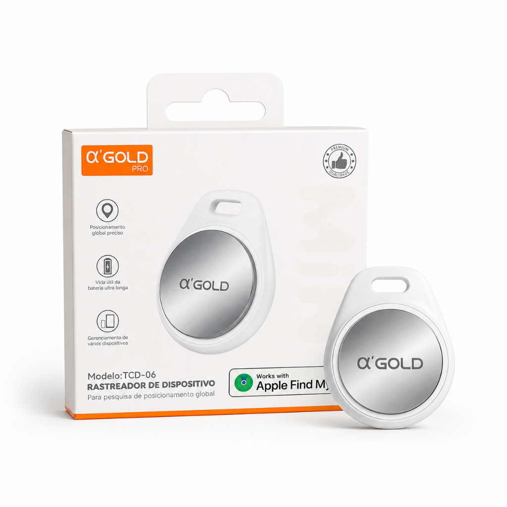 Rastreador Localizador Smart Tag A'GOLD TCD-06 Inteligente Apple Find My 📍✨🔥