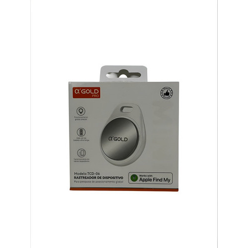 Rastreador Agold Pro Tcd-06 Compatível Apple Find My Cor Branco