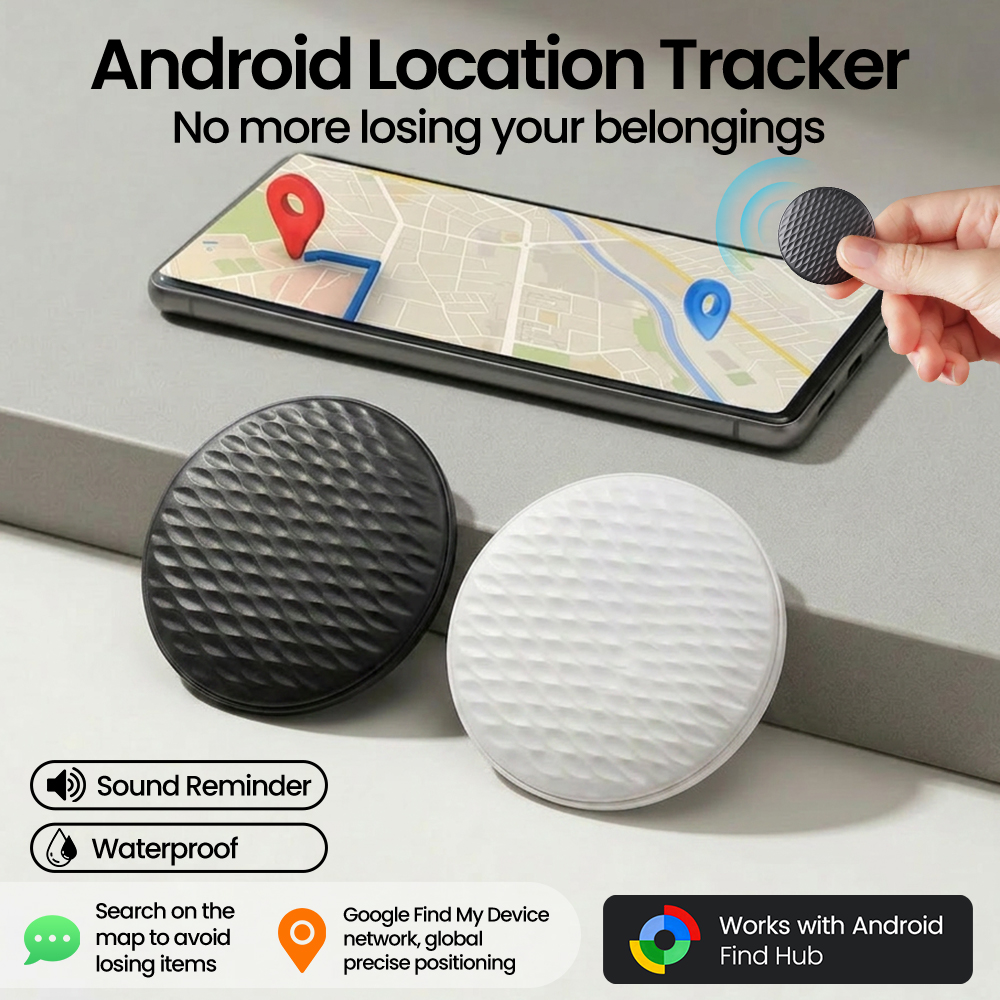Rastreador Bluetooth Anti-perda para Chaveiro de Carro, Carteira, Bolsa, Caminhão – Localizador Compatível com Google