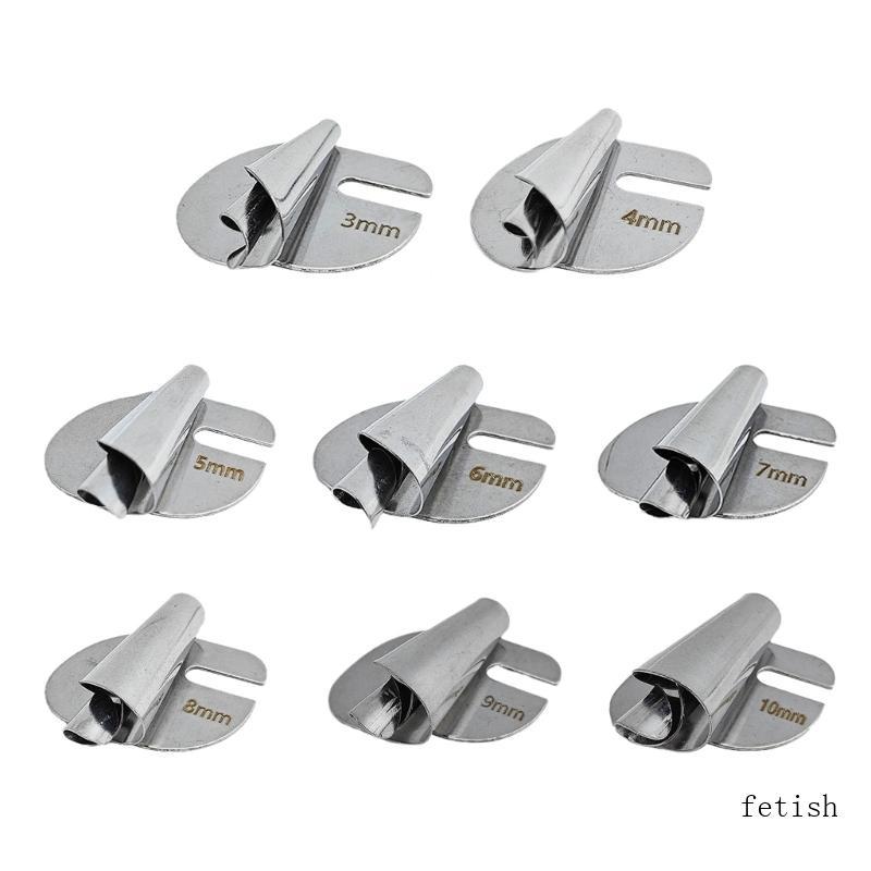 Fet Costura Rolada Hemmer Pé 3-10mm Largura Hem Pressão Repalcements