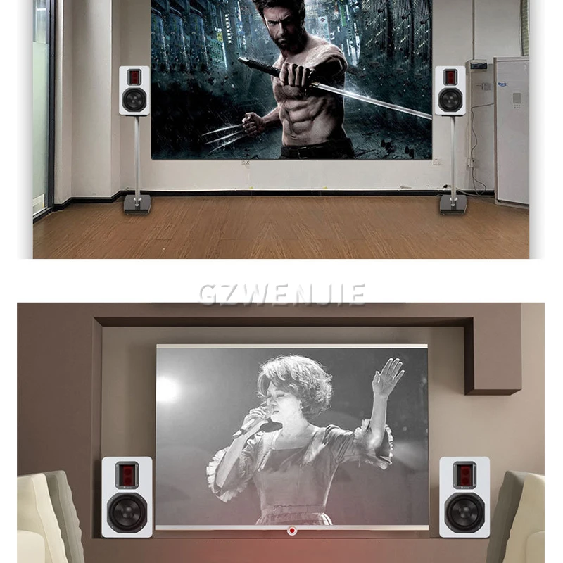 130W 2.0 Active Speakers Bookshelf Bluetooth Speaker Hi Fi Home Theater Music Soundbox For TV PC Subwoofer Bass Effect USB