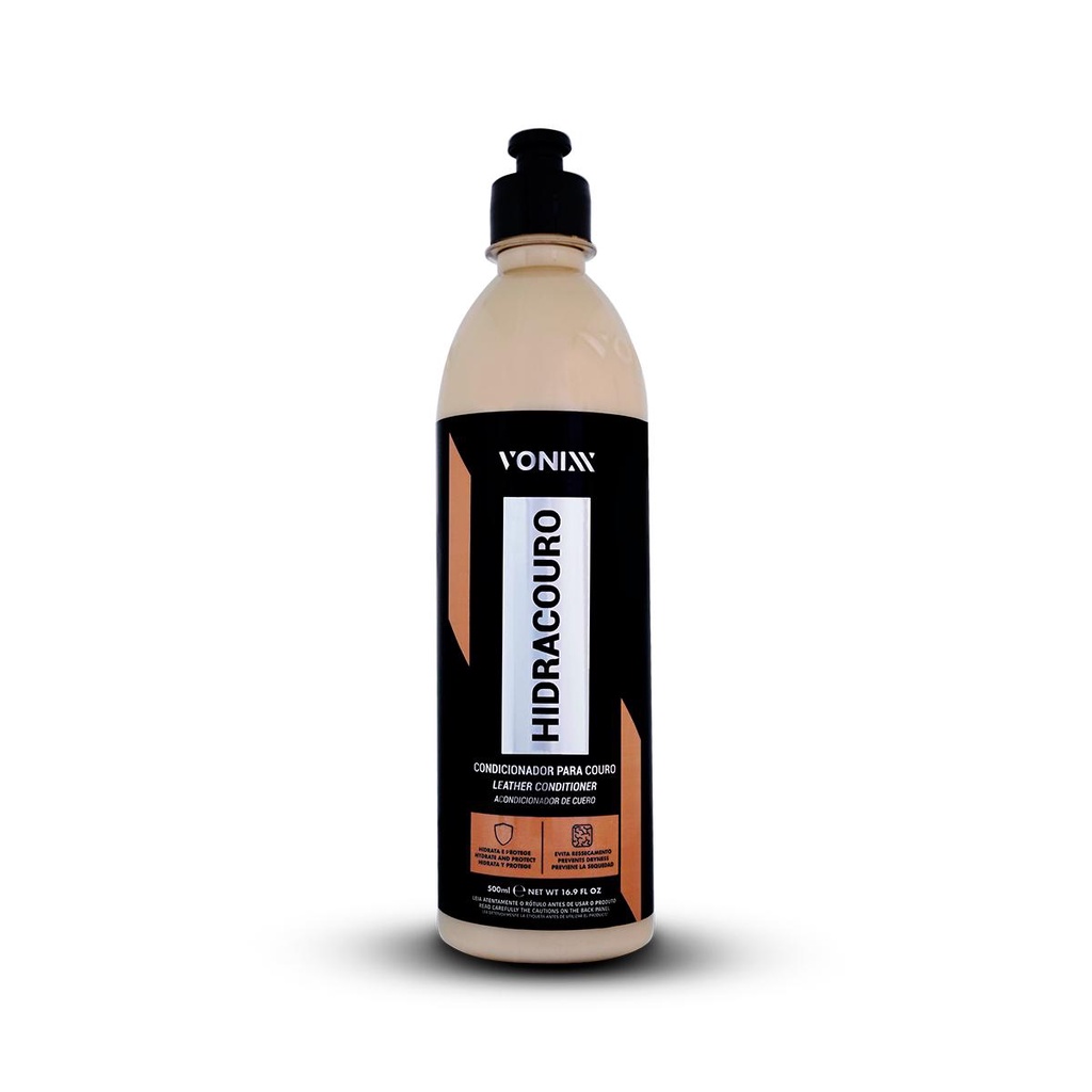 Hidratante Couro Automotivo Hidracouro Diamond 500ml Vonixx Condicionador Protege Couro Sintetico Sofa