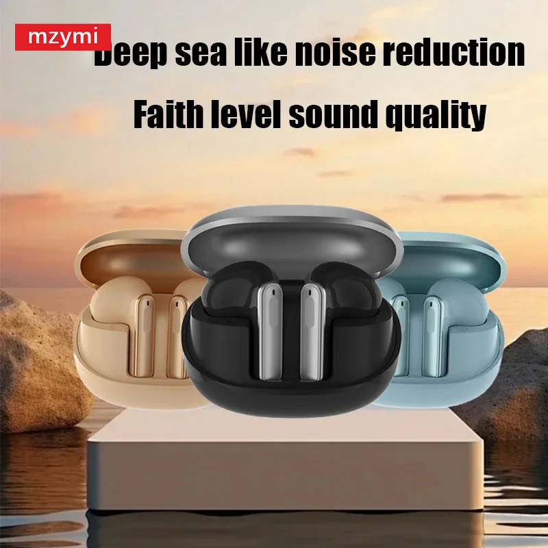 Mzymi A33 Bluetooth 5.3 Earphone HiFi Sound Wireless Earbuds Gaming Headset Waterproof Sports Headphones With Mic For XIAOMI