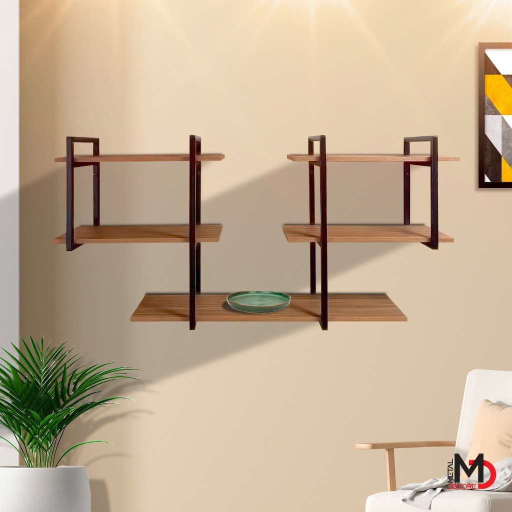 Prateleira Suspensa Estilo Industrial Moderna e Inovadora Design Contemporâneo e Versátil