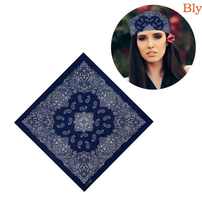 Bly Running Dancing Head Scarf Hiphop Lenço Cabelo Lindo Quadrado