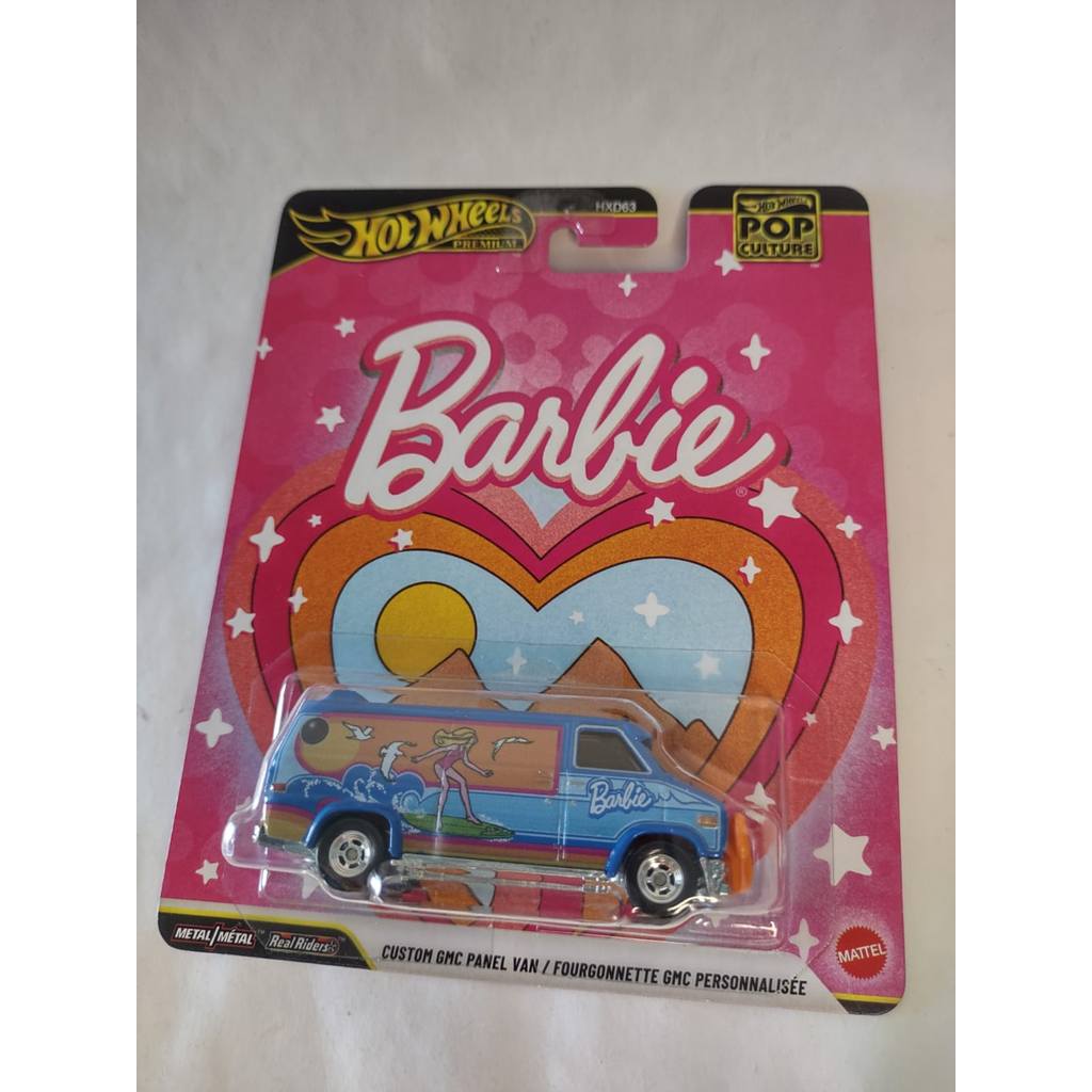 HOT WHEELS PREMIUM BARBIE CUSTOM GMC VAN/FOURGONNETTE GMC 1:64
