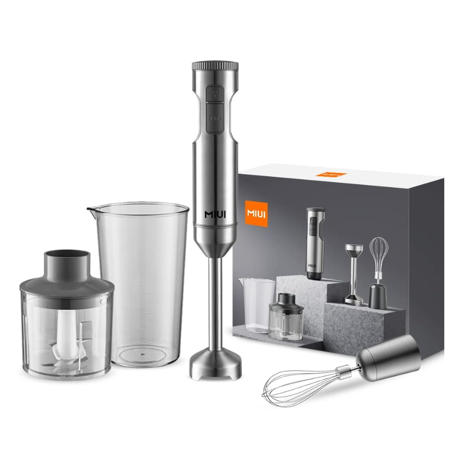 Mixer processador batedor 4 Em 1 Rouny xiaomi 1000w aço inox