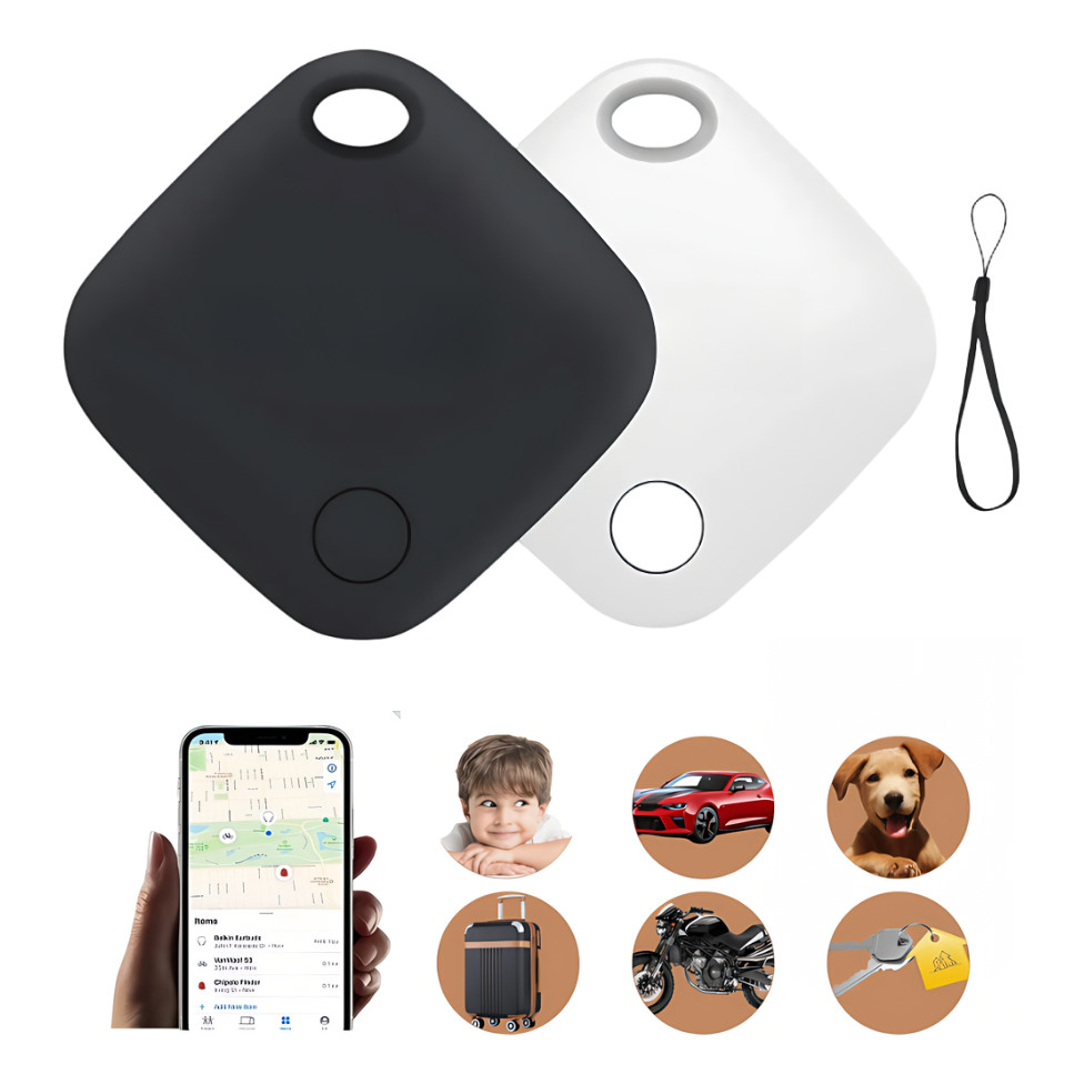Localizador Smart Tag Rastreador Gps Cor Preto