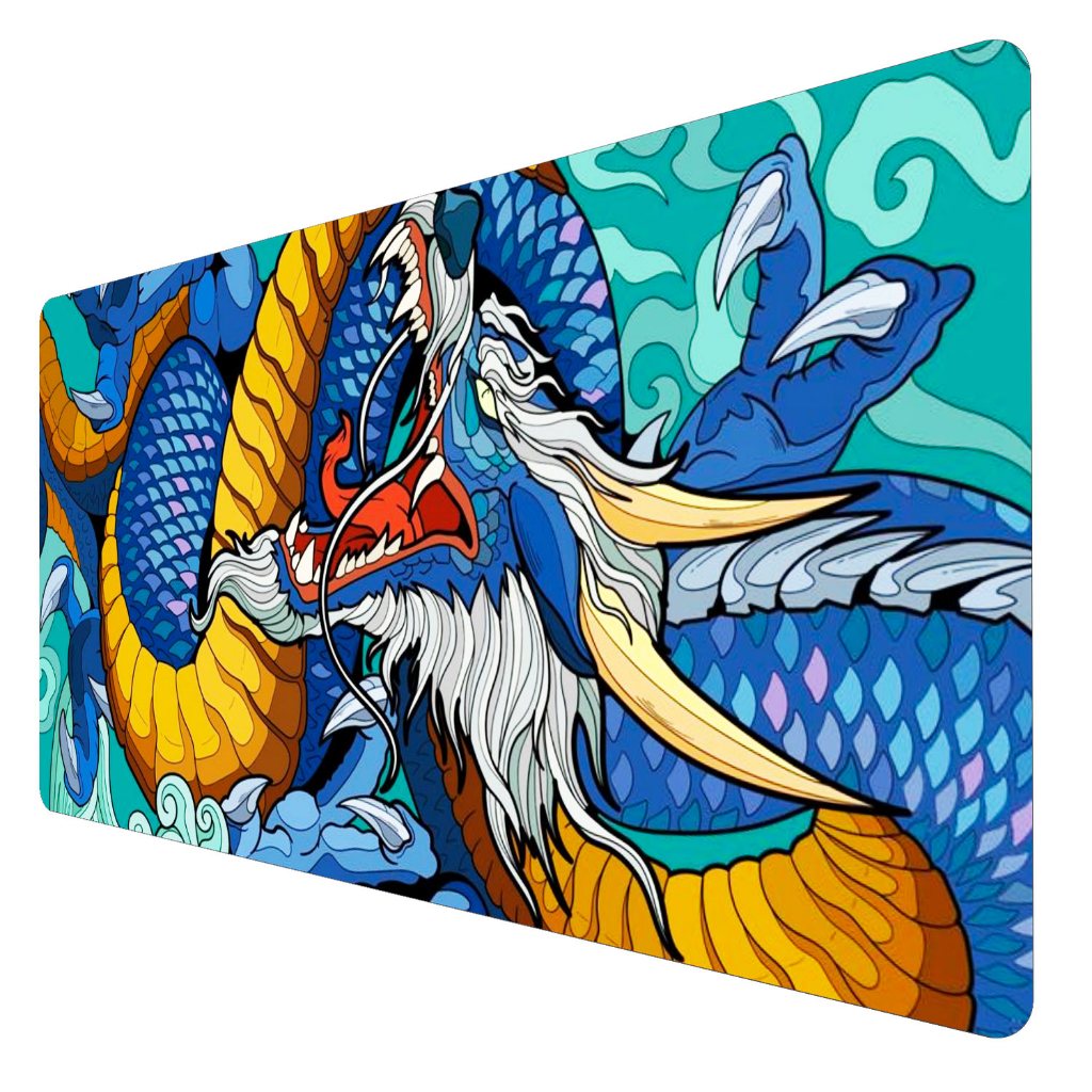 Mouse Pad Gamer Speed Extra Grande Dragão Cartoon Vários Tamanhos