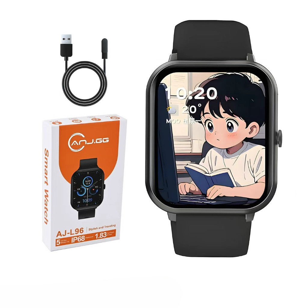 Smartwatch AJ-L96 com Chamadas Bluetooth, Notificações e Tela 1.83” marisa