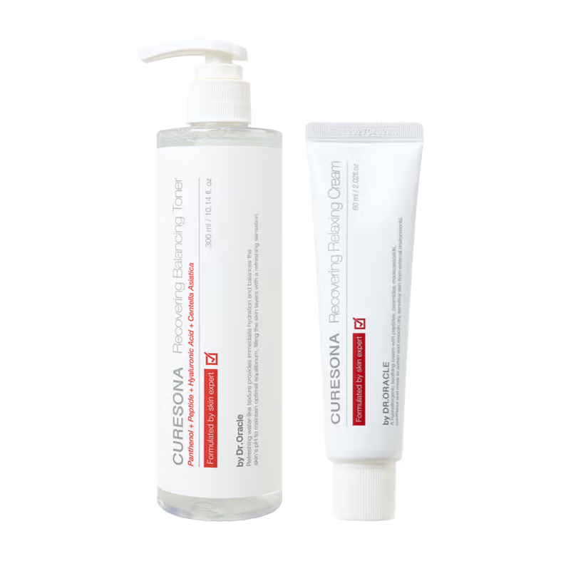 Curesona By Dr.Oracle Recovering Balancing Toner, Relaxing Cream 2types