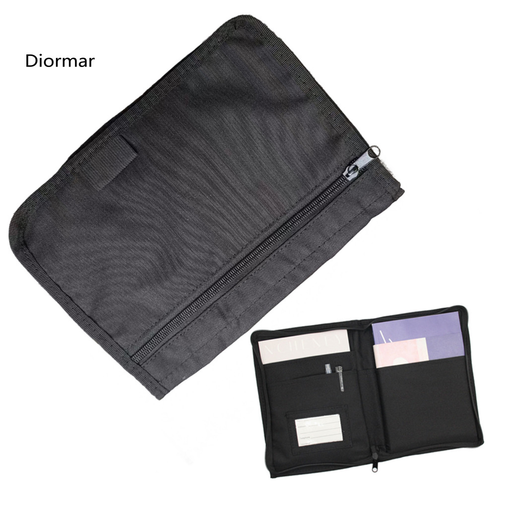 Car Storage Bag Organizer Travel Essentials Capacity Console with Zipper Closure – Glove Box Pouch for Documents for S