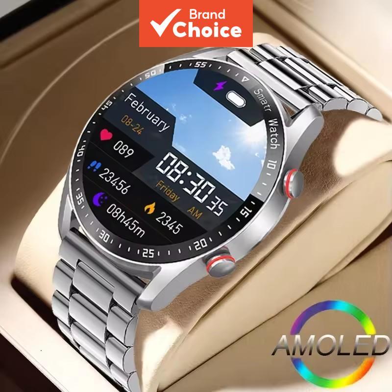 Relógio Inteligente Masculino Bluetooth com Chamada, Saúde, Pressão Arterial, Fitness, Esportivo, à Prova D'Água
