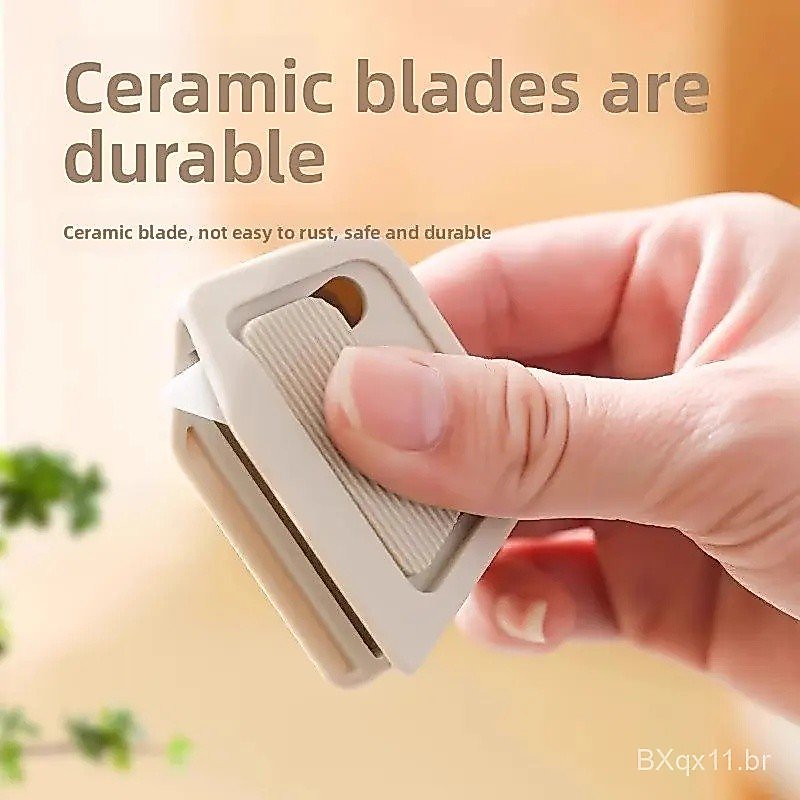 「MAGNETIC BOX OPENER!    Ceramic Blade Cuts Safely & AUTOMATICALLY RETURNS!   Never Lose Your Opener Again.   #LifeHack