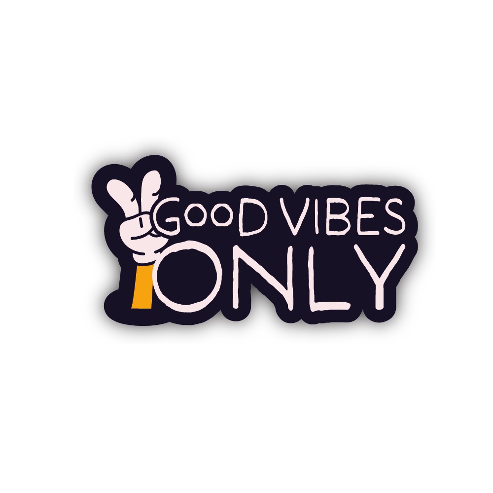 Placa Quadro Decorativo Good Vibes Only 2