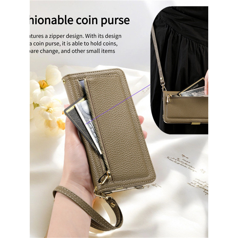 Adequado para googlepixe10pro Capa de telefone com suporte para cartão de mudança Google pixel8a Lychee Pattern 9proXL C