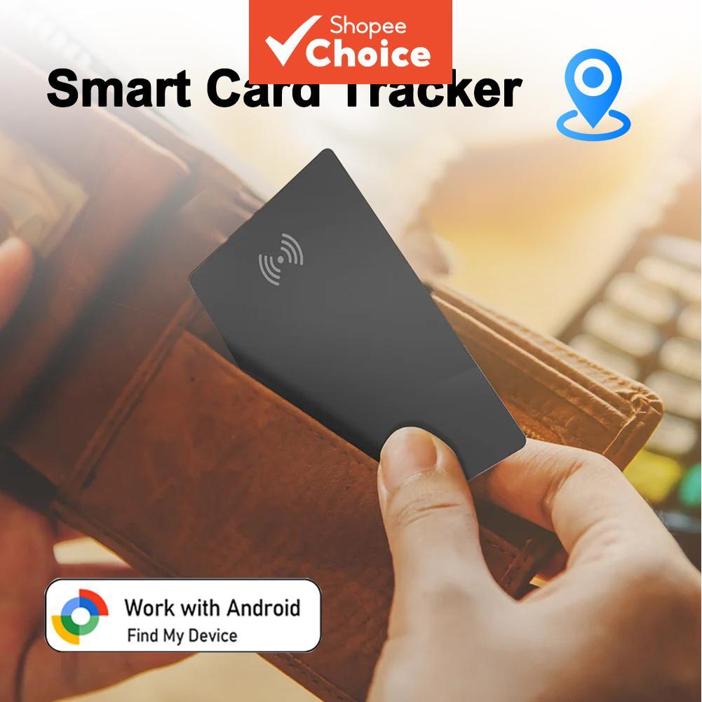 Carteira Anti-perda para Android Rastreador GPS Cartão Inteligente de Localização com Google Find Hub Dispositivo de