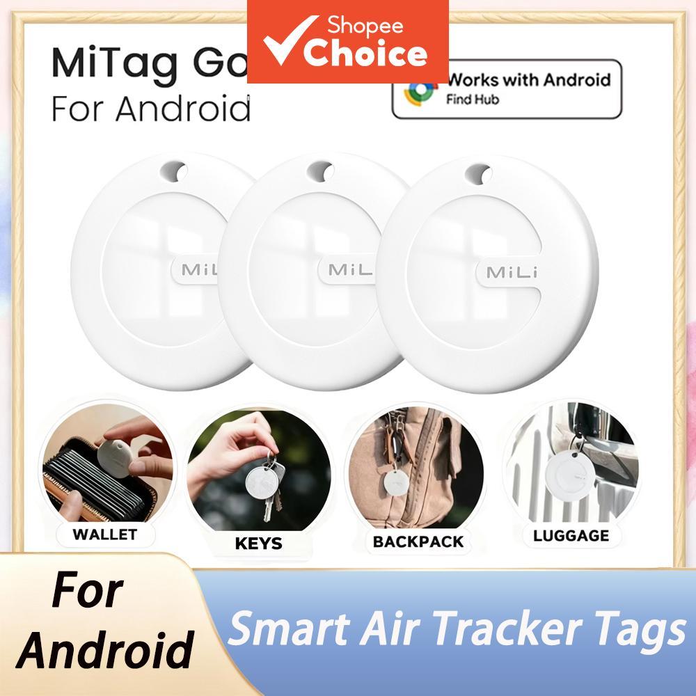 Rastreador GPS MiLi Mitag Go para Android, localizador de itens compatível com o Google Find Hub, localizador de