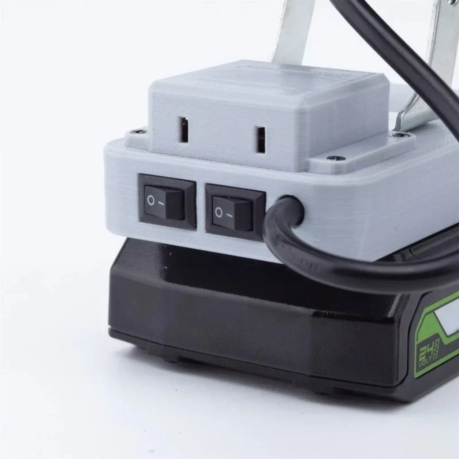 LED Work Light For Greenworks 24V Li-ion Battery Cordless Portable Home Camping W/USB Outdoor Emergency Lights（NO Battery）