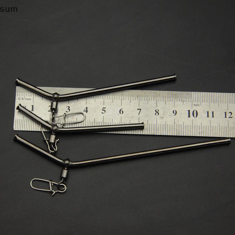 [sum] 5 Peças Conectores De Equilíbrio De Pesca 5/7/9/12CM Tubo De Latão Estilo Pequeno Conto Anti-Alimentador Boom Aces