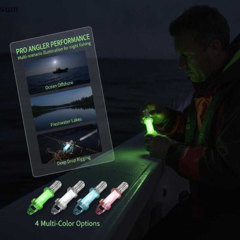 [sum] Luz LED Para Pesca Subaquática , Baixo Consumo De Energia , Queda Profunda , Lâmpada Atrair Peixes Viagens De Por