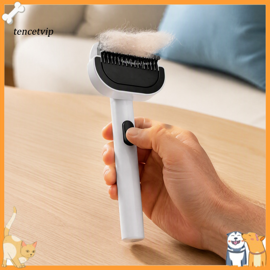Knot Remover for Pets Pet Grooming Comb for Dogs and Cats Detangling Self-cleaning Deshedding Brush – Tool for Removin