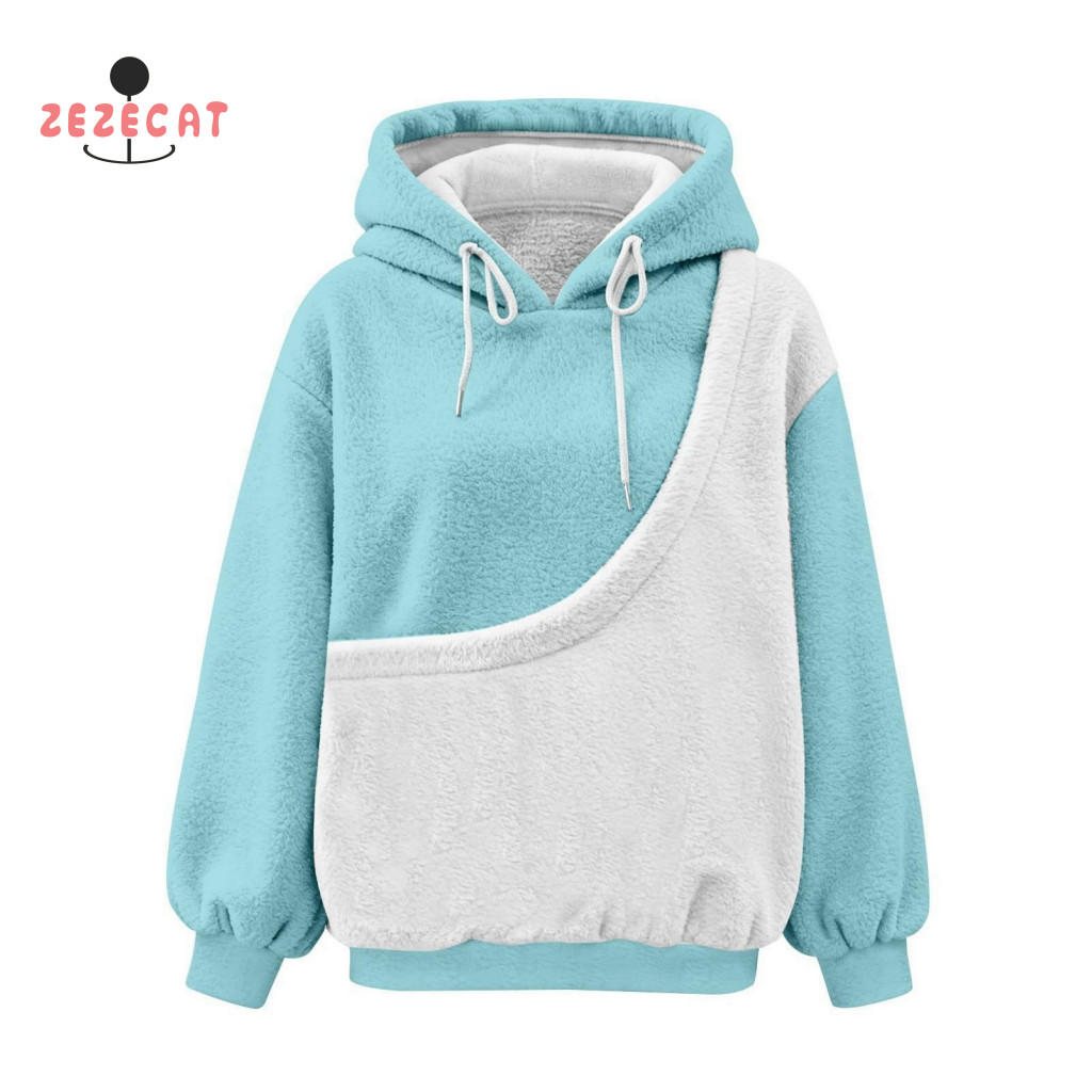 Cat Holder Sweatshirt Pet Carrier Hoodie Pouch for Dogs Cats Oversized Fleece-lined Pullover with Front Pocket Comfortab