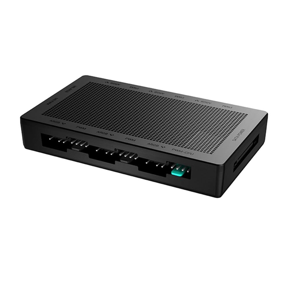 Controladora Cooler Shaking Tank ARGB 5V e PWM 6 Portas para PC