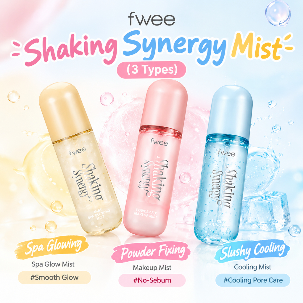 fwee Shaking Synergy Mist (3 Tipos) , 50mlஐnévoa Facialஐfixação 2012-2020glowing 2020k-beauty
