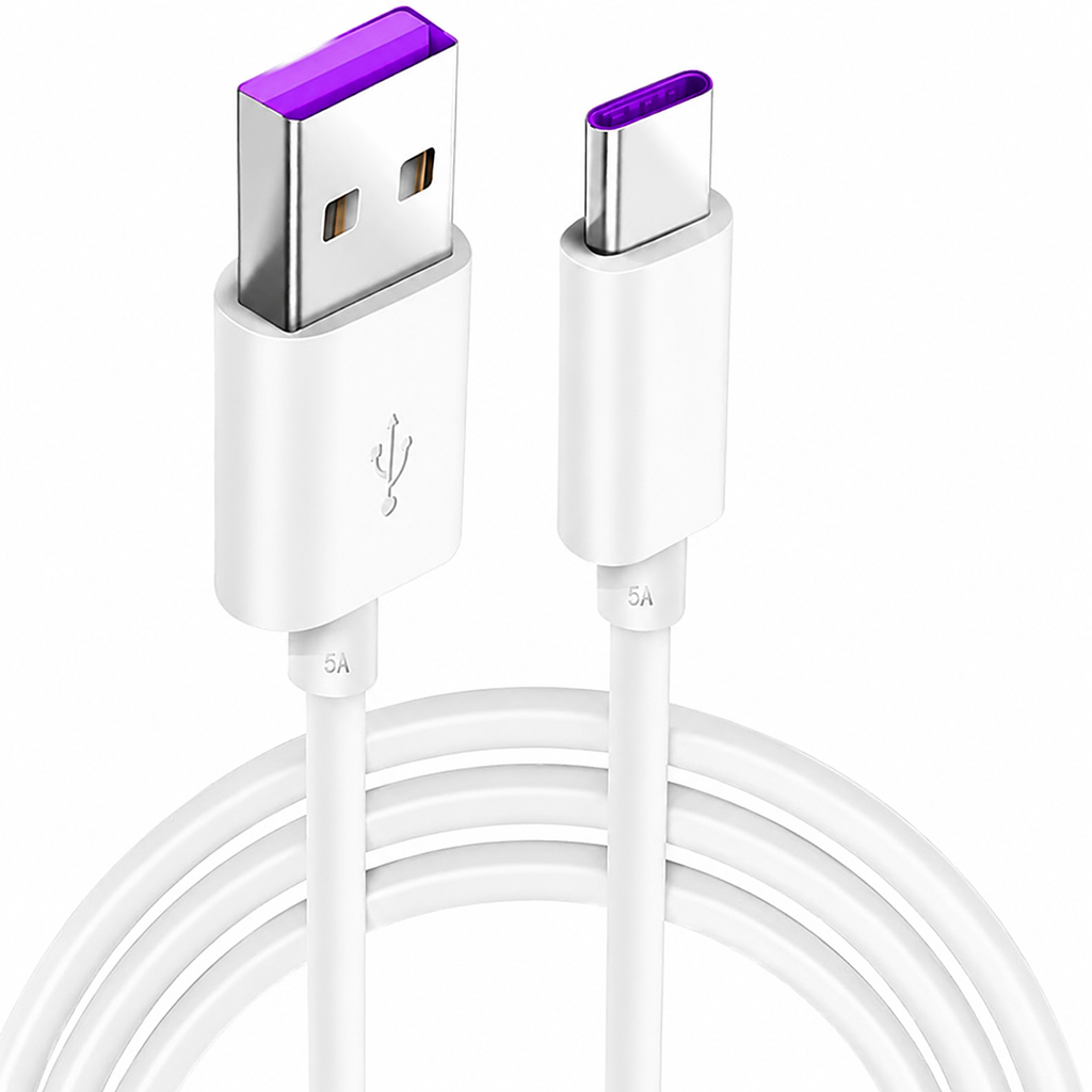 Cabo USB Tipo C 5A Huawei P50 P40 P30 P20 Pro Lite Mate20 10 Pro P10 Plus Lite USB 3.1 Tipo-C Cabo SuperCharge