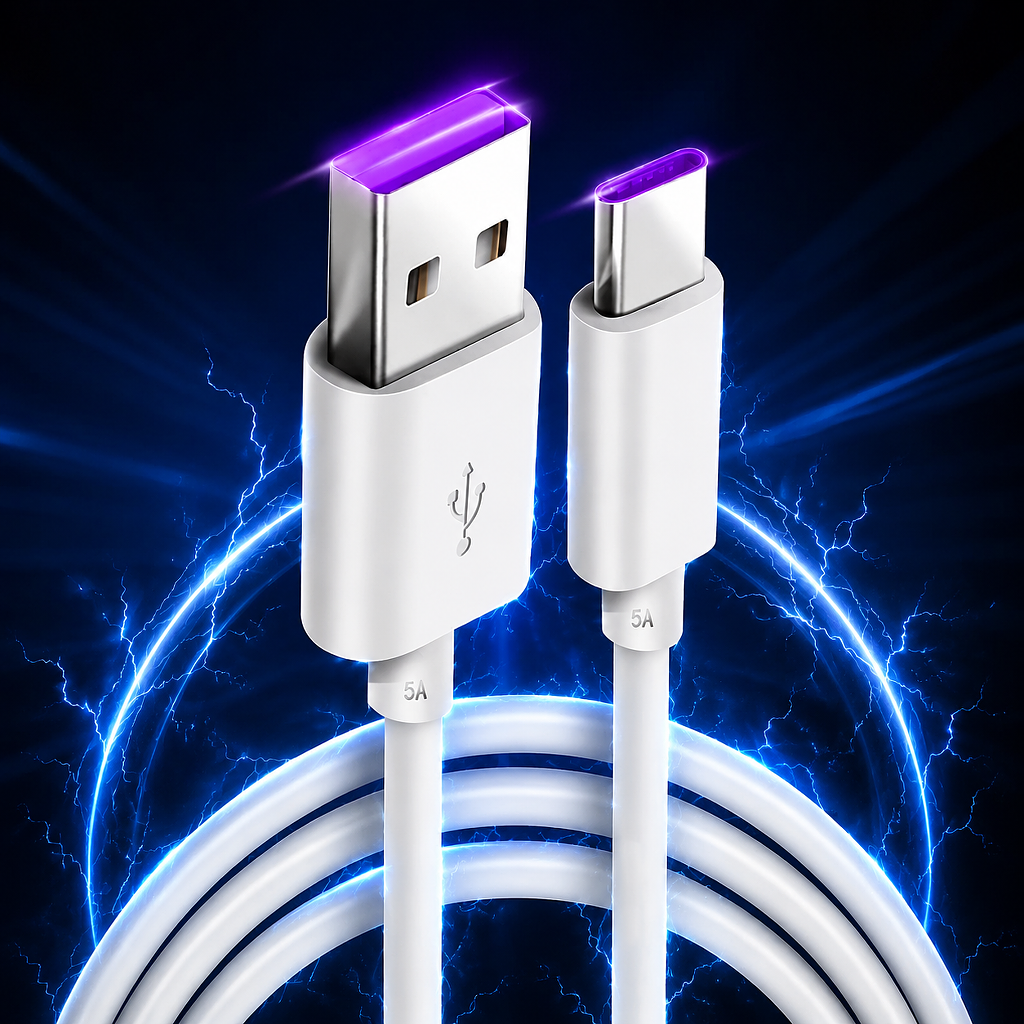 Cabo USB Tipo C 5A Huawei P40 P30 P20 Pro Lite Mate20 10 Pro P10 Plus Lite USB 3.1 Tipo-C Cabo de Supercarga