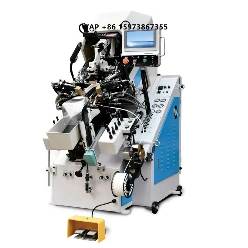New Products Shoe Making Machinery 9 Pincers Hydraulic Hot Sale Automatic Shoe Toe Lasting Gluing Machine