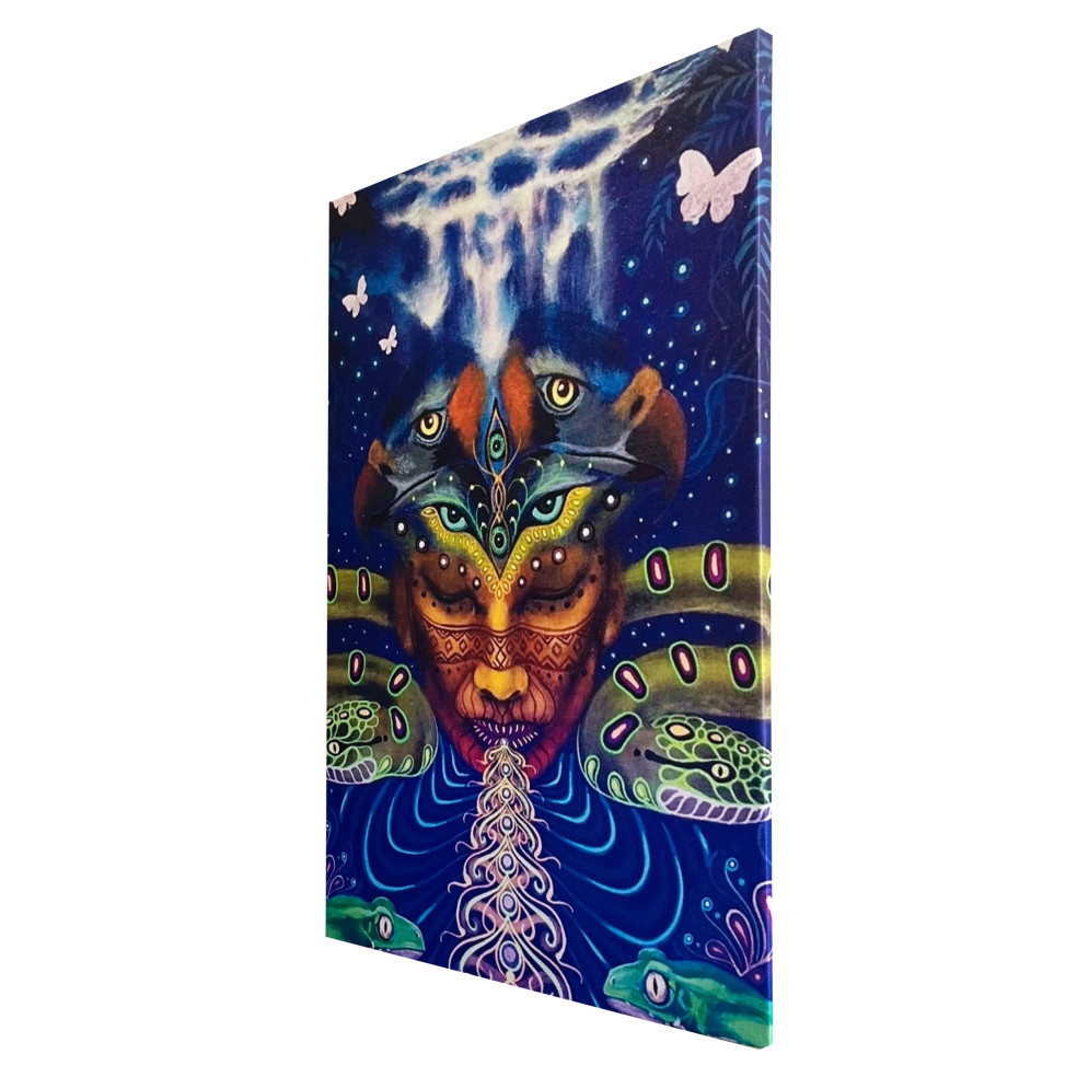 Quadro Decorativo Canvas Sala Luxo Casa Quarto Xamânico Espiritual Feitio Colorido 60x40